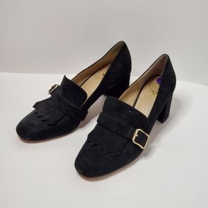 Vince Camuto Giuliann Black Suede Pump Heels